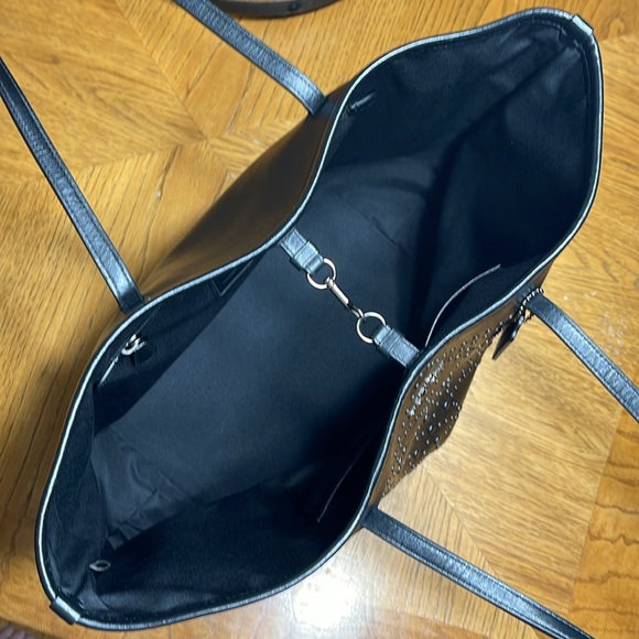 COACH X-LARGE STREET TOTE IN MINI STUDDED LEATHER - Picture 11 of 15